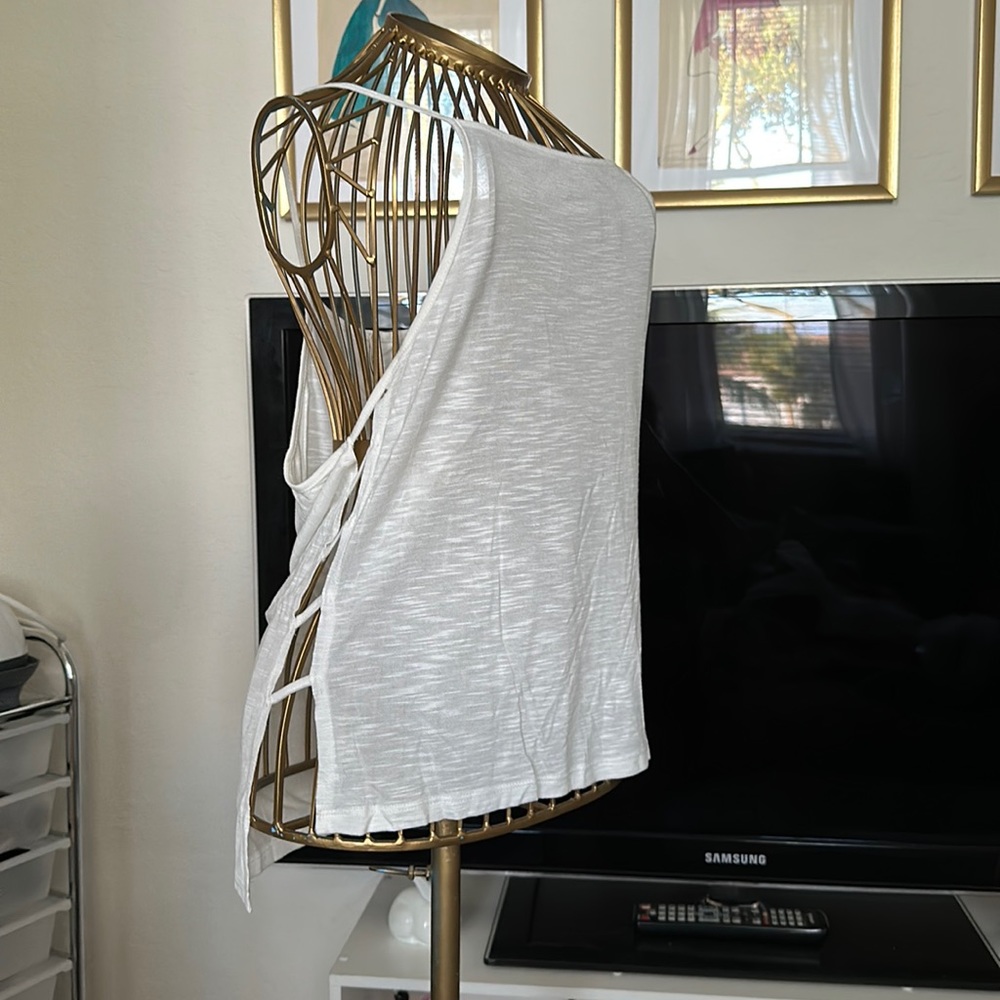 White Ladder Sided Emma & Sam Tank